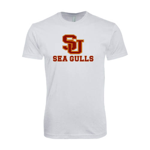  Next Level White SoftStyle T Shirt - SU Sea Gulls
