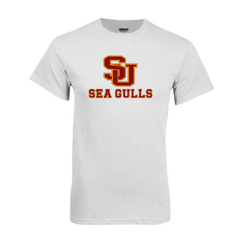  White T Shirt - SU Sea Gulls