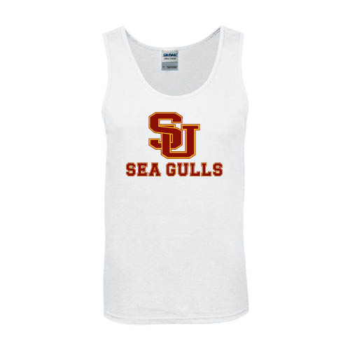  White Tank Top - SU Sea Gulls