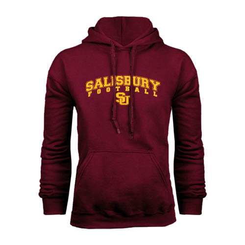  Maroon Fleece Hoodie - Football