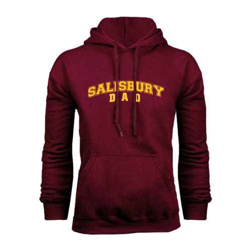  Maroon Fleece Hoodie - Dad
