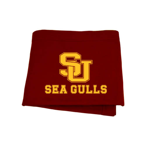  Maroon Sweatshirt Blanket - SU Sea Gulls