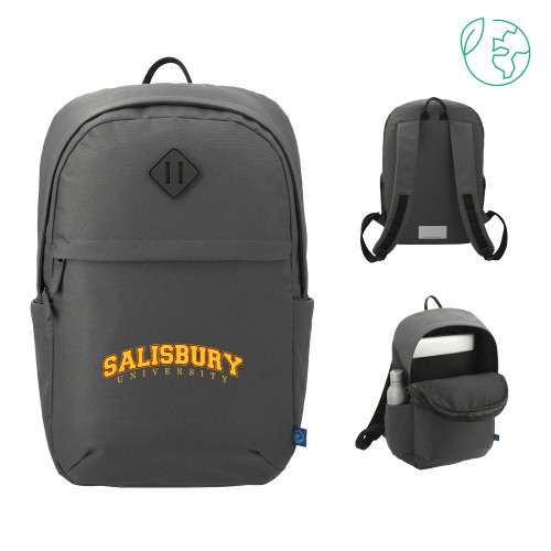  Repreve Charcoal Ocean Commuter Computer Backpack - Arched Salisbury University