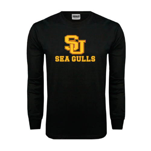  Black Long Sleeve T Shirt - SU Sea Gulls