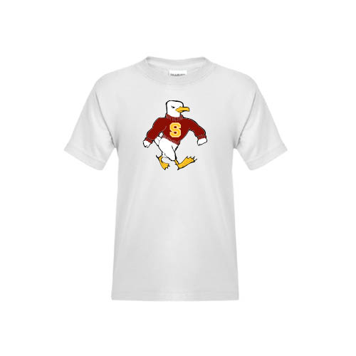  Youth White T Shirt - Sammy the Sea Gull