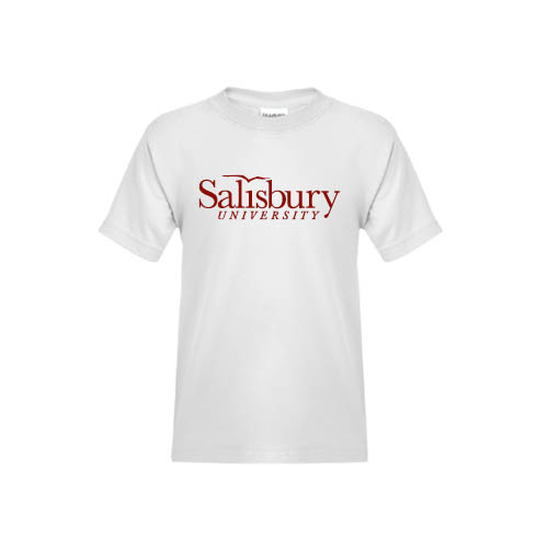  Youth White T Shirt - Salisbury University