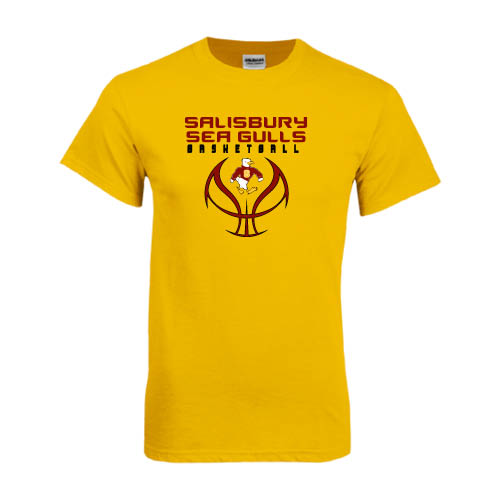  Gold T-Shirt - Graphics on Basketball