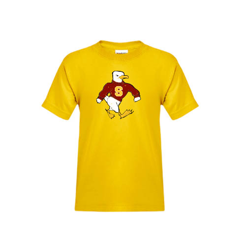  Youth Gold T-Shirt - Sammy the Sea Gull Distressed