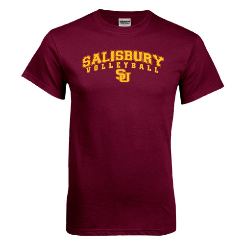 Maroon T Shirt - Volleyball