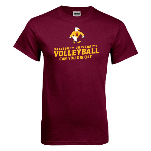  Maroon T Shirt - Can You Dig It