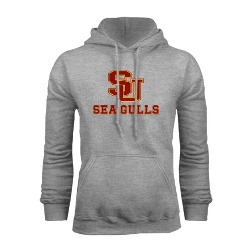  Grey Fleece Hoodie - SU Sea Gulls