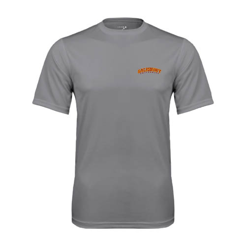  Grey Concrete Performance Tee - Arched Salisbury University