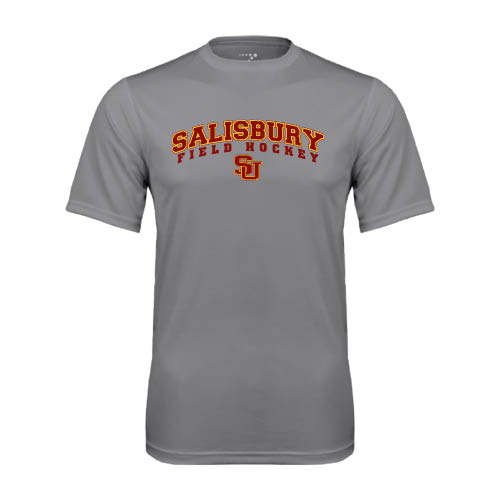  Grey Concrete Performance Tee - Field Hockey