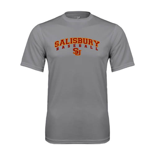  Grey Concrete Performance Tee - Baseball