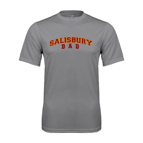  Grey Concrete Performance Tee - Dad