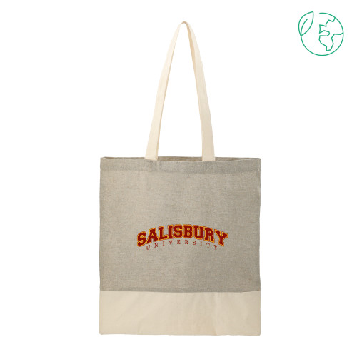 Salisbury Split Recycled Grey Cotton Twill Convention Tote