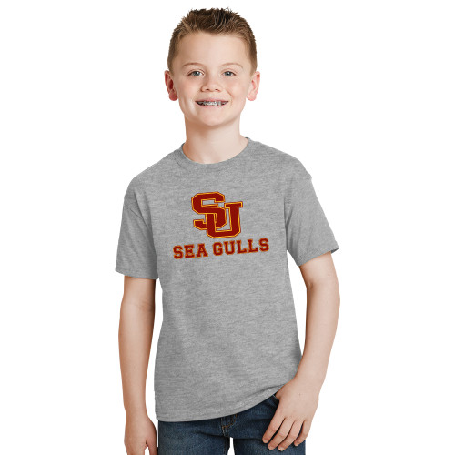  Youth Grey T-Shirt - SU Sea Gulls