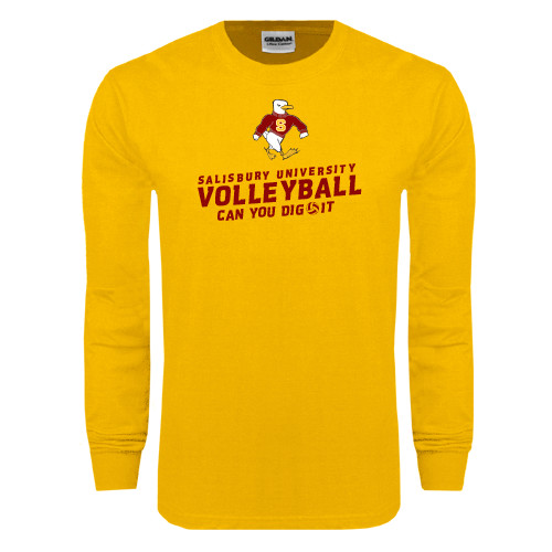  Gold Long Sleeve T Shirt - Can You Dig It
