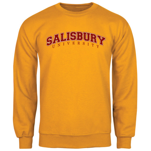  Gold Fleece Crew - Arched Salisbury University