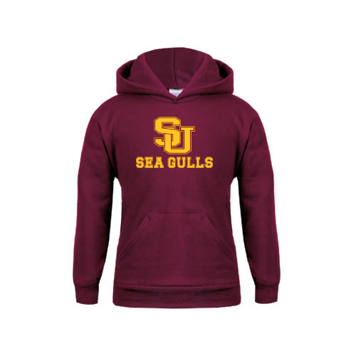  Youth Maroon Fleece Hoodie - SU Sea Gulls