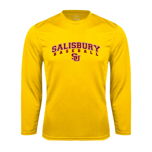  Gold Performance Long Sleeve Shirt - Baseball