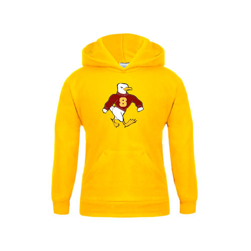 Youth Gold Fleece Hoodie - Sammy the Sea Gull