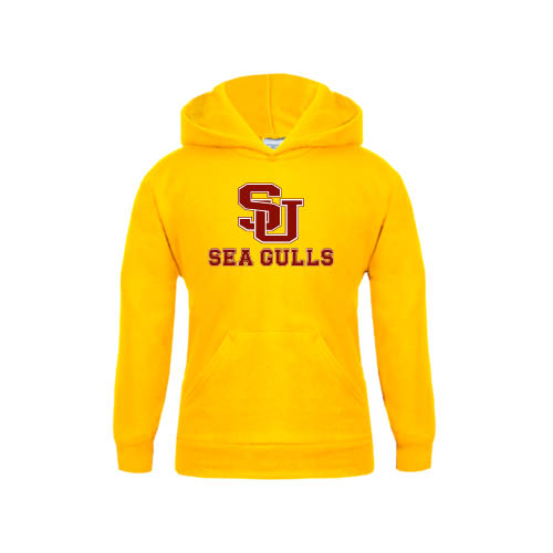  Youth Gold Fleece Hoodie - SU Sea Gulls