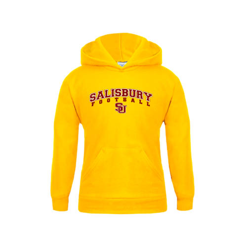  Youth Gold Fleece Hoodie - Football
