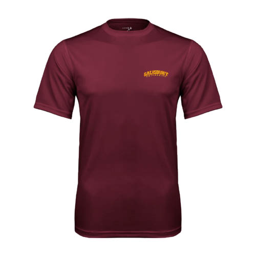  Maroon Performance Tee - Arched Salisbury University