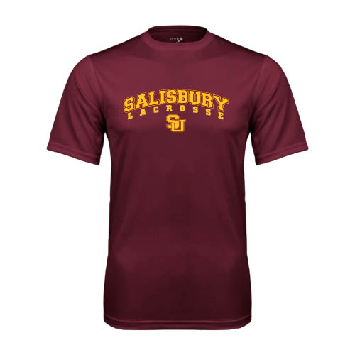  Maroon Performance Tee - Lacrosse