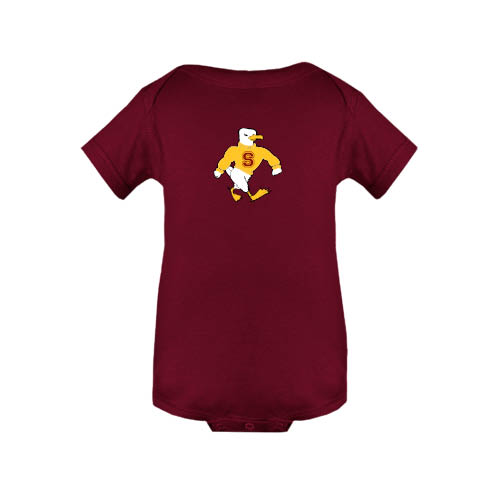  Maroon Infant Onesie - Sammy the Sea Gull