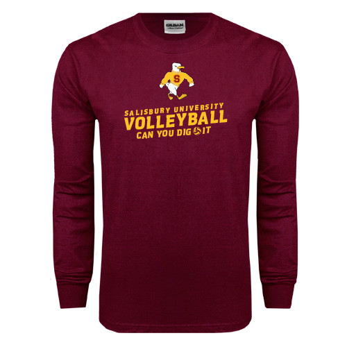 Main Image for  Maroon Long Sleeve T-Shirt