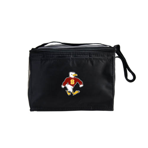  Six Pack Black Cooler - Sammy the Sea Gull