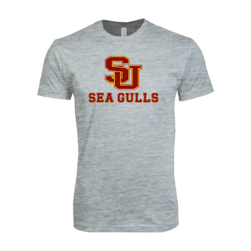 Main Image for  Next Level Heather Grey SoftStyle T Shirt