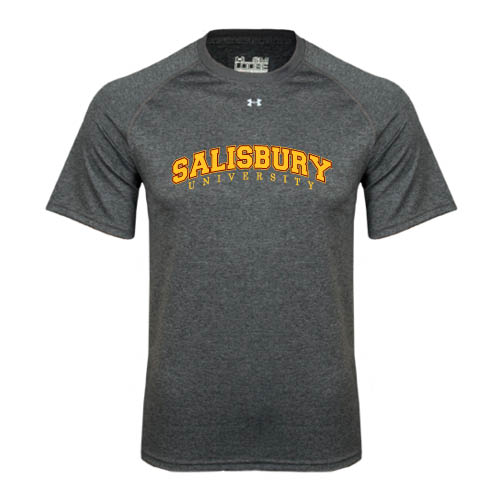 Under Armour Carbon Heather Tech Tee - Arched Salisbury University