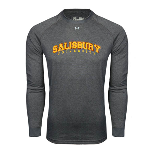  Under Armour Carbon Heather Long Sleeve Tech Tee - Arched Salisbury University