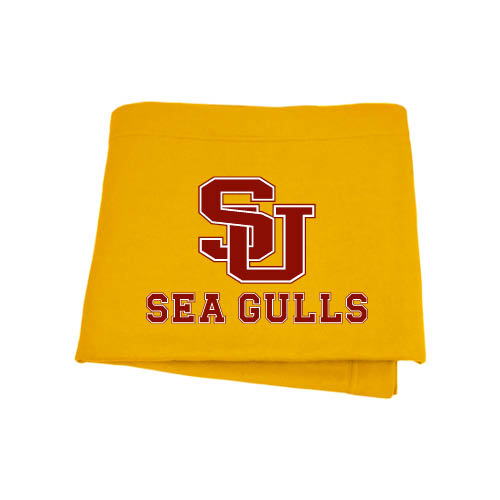  Gold Sweatshirt Blanket - SU Sea Gulls