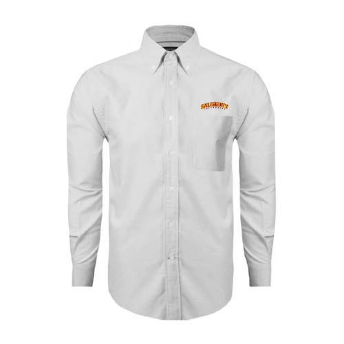  White Oxford Long Sleeve Shirt - Arched Salisbury University