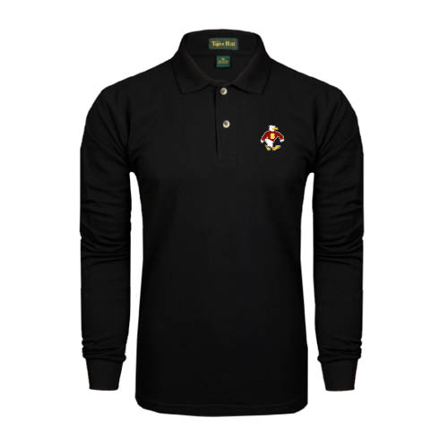  Black Long Sleeve Polo - Sammy the Sea Gull