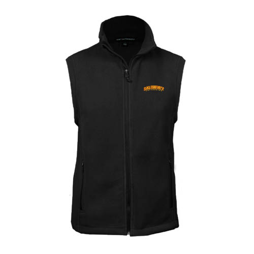  Black Fleece Full Zip Vest - Arched Salisbury University