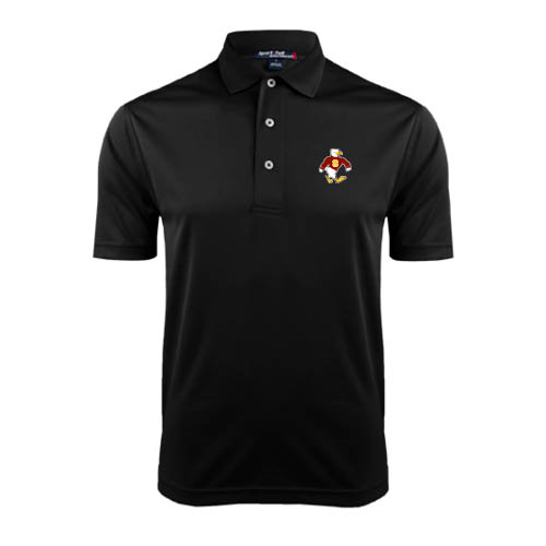 Black Dry Mesh Polo - Sammy the Sea Gull