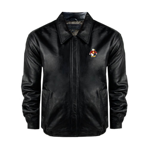  Black Buffed Bomber Jacket - Sammy the Sea Gull