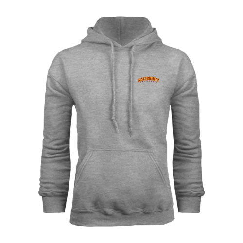  Grey Fleece Hoodie - Arched Salisbury University