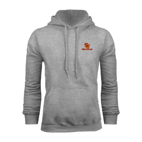  Grey Fleece Hoodie - SU Sea Gulls