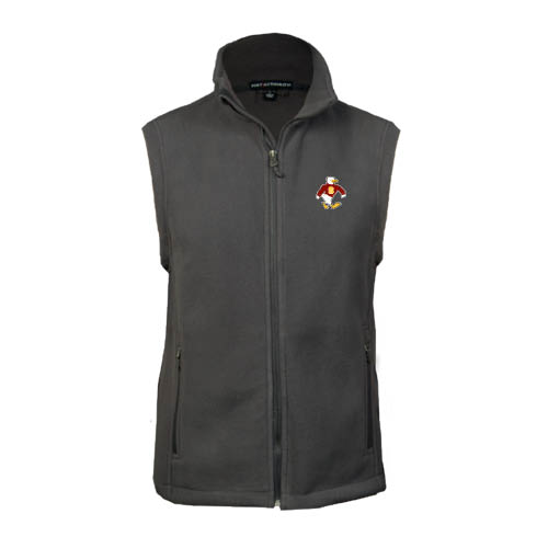  Charcoal Fleece Full Zip Vest - Sammy the Sea Gull