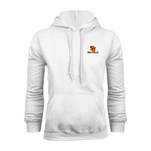  White Fleece Hoodie - SU Sea Gulls