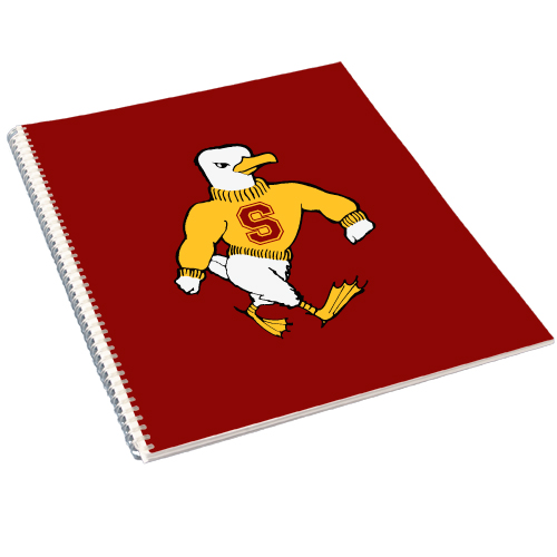  College Spiral Notebook w/Clear Coil - Sammy the Sea Gull