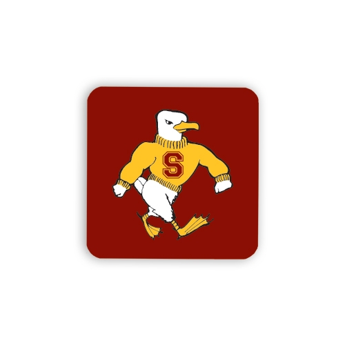  Hardboard Coaster w/Cork Backing - Sammy the Sea Gull