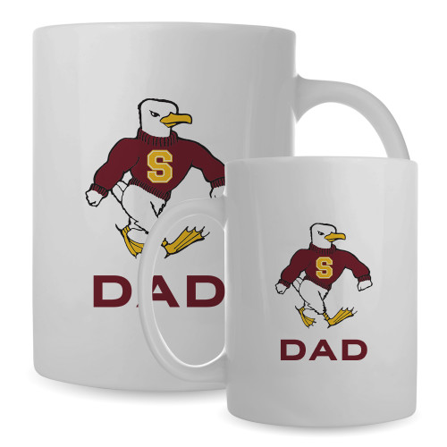  Dad Full Color White Mug 15oz - Sammy the Sea Gull Dad