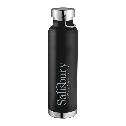  Thor Copper Vacuum Insulated Black Bottle 22oz - Salisbury University Engraved